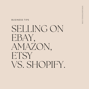Selling on eBay, Amazon, Etsy vs. Shopify